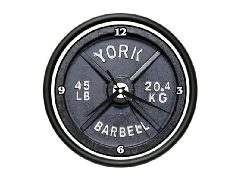 Weightlifter Gym Trainer Weight Lifter Wall Clock Home Decor image number 0