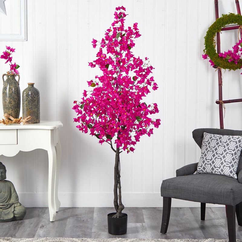 Hivvago 6 Feet Bougainvillea Artificial Tree