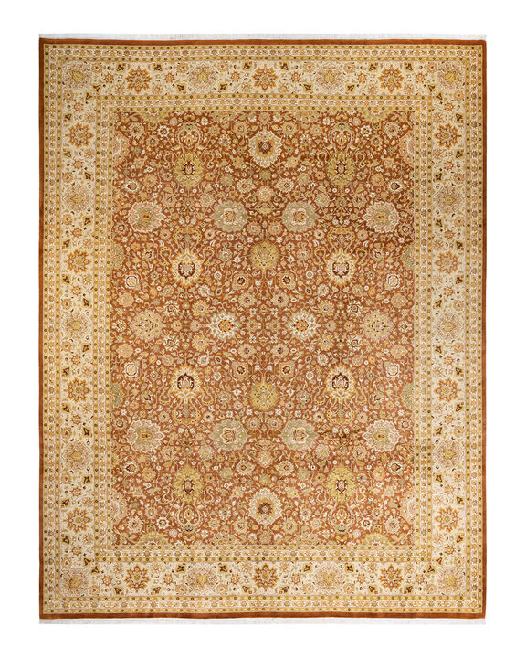 Mogul, One-of-a-Kind Hand-Knotted Area Rug  - Brown, 10' 1" x 13' 0"