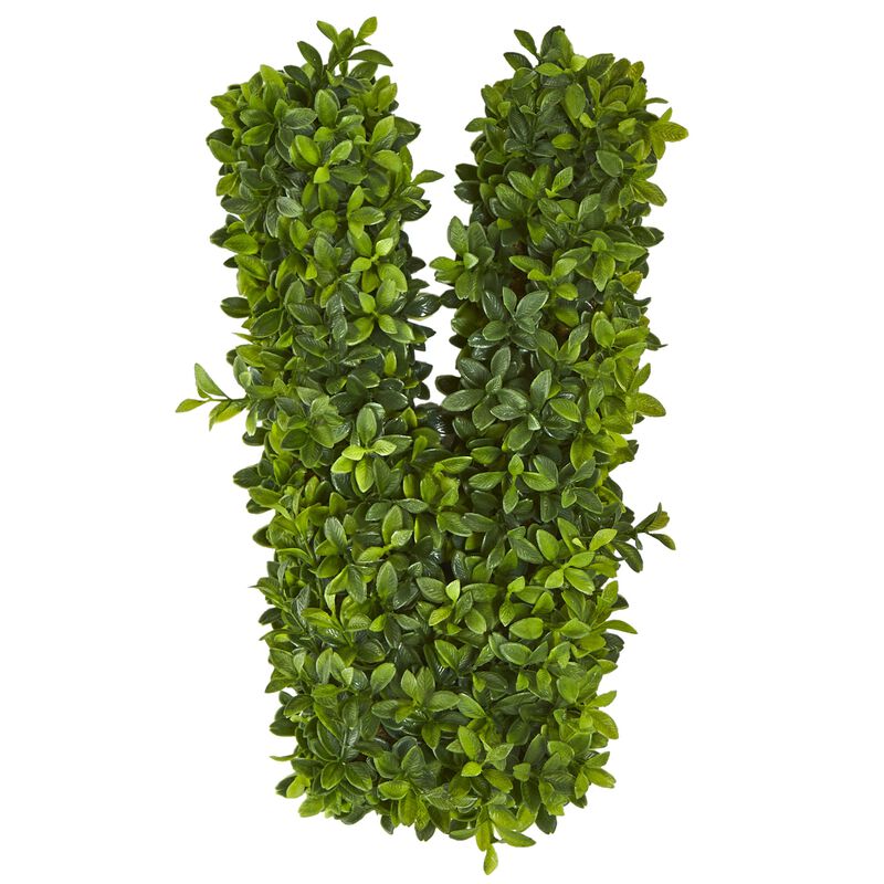 Hivvago "LOVE" Boxwood Artificial Wall Decoration (Indoor/Outdoor)