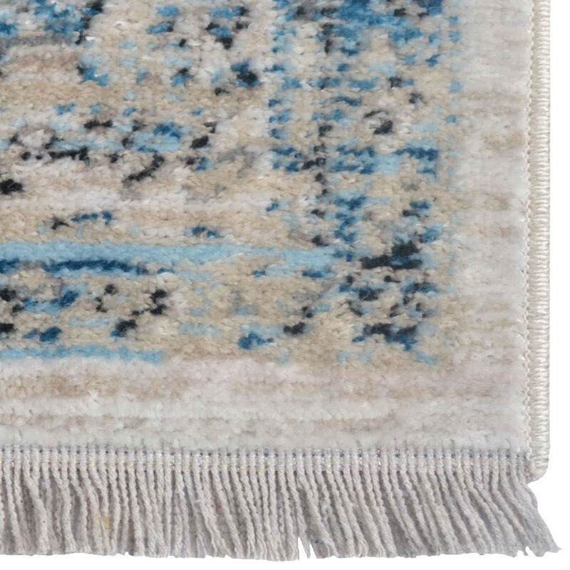 RUGSOTIC CARPETS MACHINE MADE POLYESTER AREA RUGS  - Rectangle Shape, Classic Oriental Traditional  Design, Low Pile Machine Made Area Rugs (M00092) image number 4