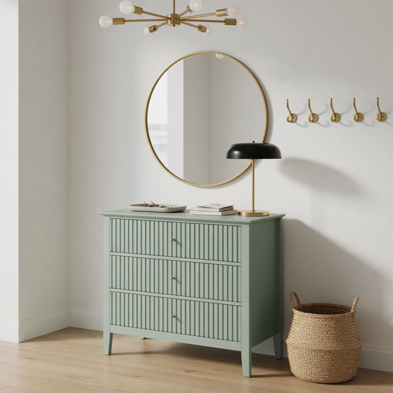 Bekkig Modern 3-Drawer Dresser image number 6