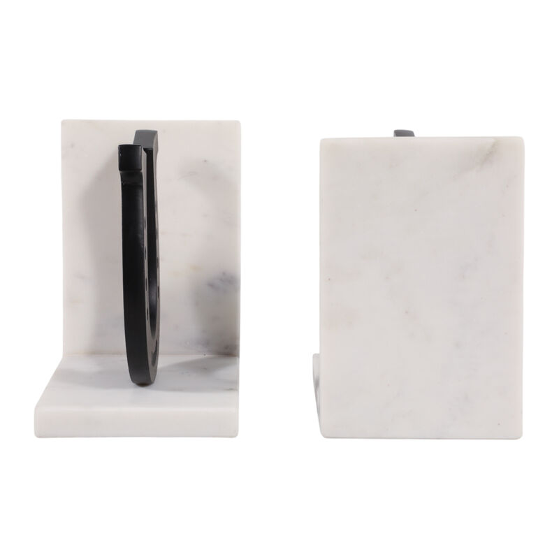 S/2 6" Horseshoe Bookends image number 4