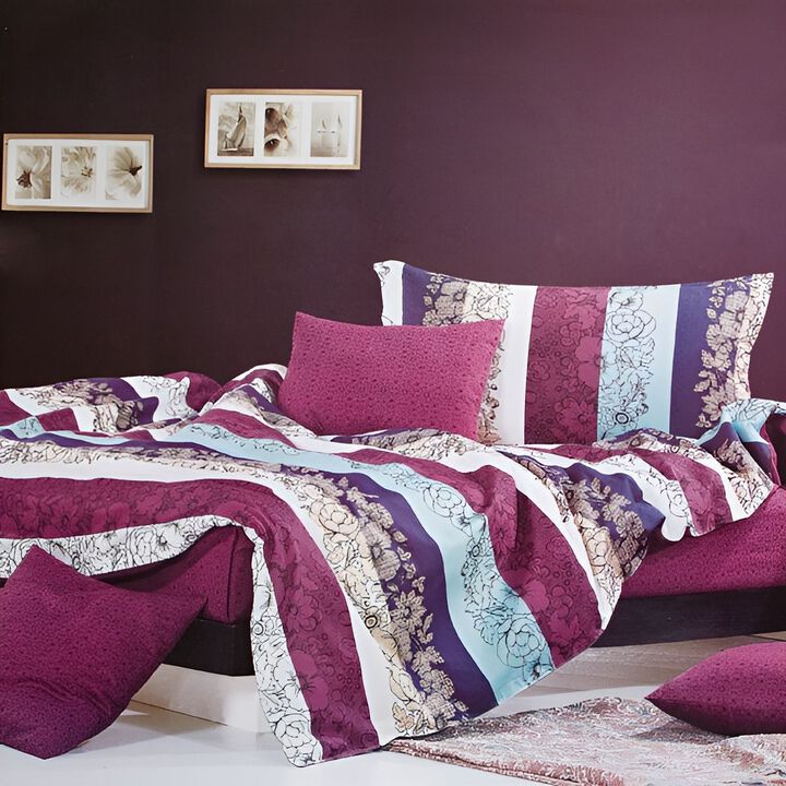Love in the Rhine Cotton Duvet Cover Combo Soft Lightweight Bedding