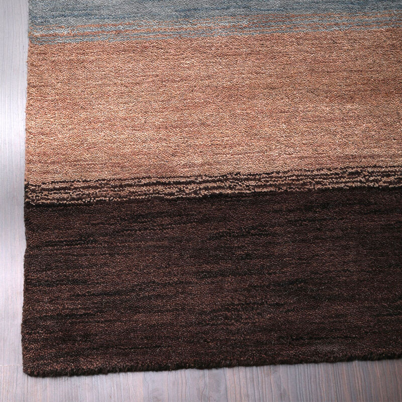 RUGSOTIC CARPETS HAND KNOTTED LOOM WOOL ECO-FRIENDLY AREA RUGS  - Rectangle, Contemporary Modern Design, High Pile Handmade Anti Skid Rugs for Living Room (L00206) image number 4
