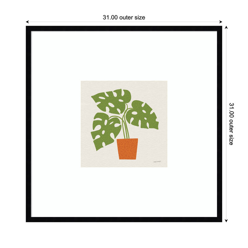 Potted Plants V by Cheryl Warrick Wood Framed Wall Art Print image number 2