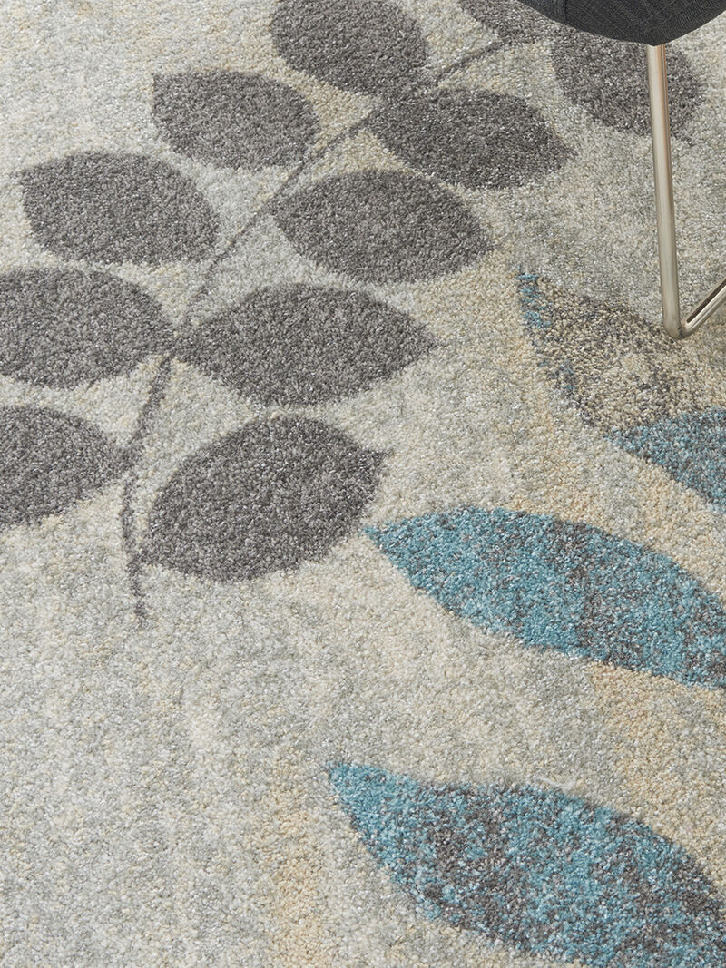 Tranquil TRA01 Ivory/Light Blue 6' x 9' Rug