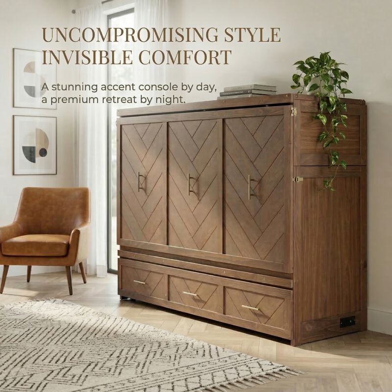Bosdor Queen Size Murphy Bed image number 4