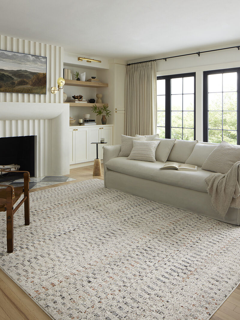 Kamala KAM05 Grey/Multi 5'3" x 7'9" Rug