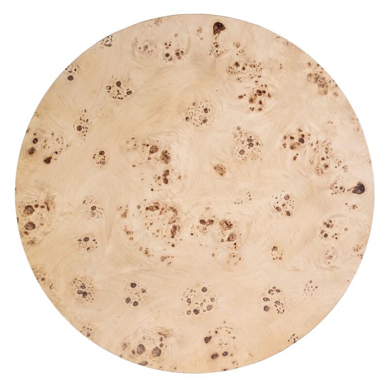 Butler Specialty Billie Round Burl Coffee Table, Brown