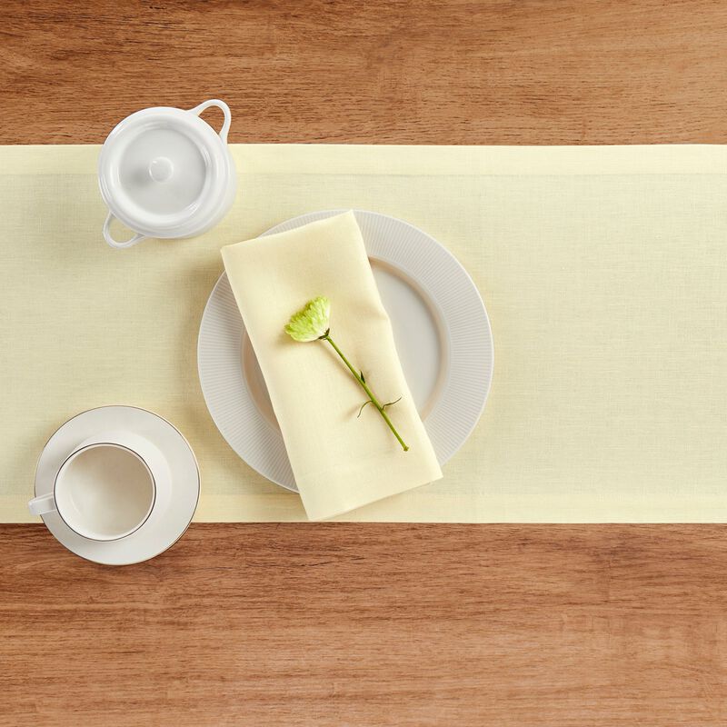 Solino Home Diana 100% Linen Table Runner &ndash; Handcrafted, Machine Washable, Perfect for Holiday and Everyday Dining