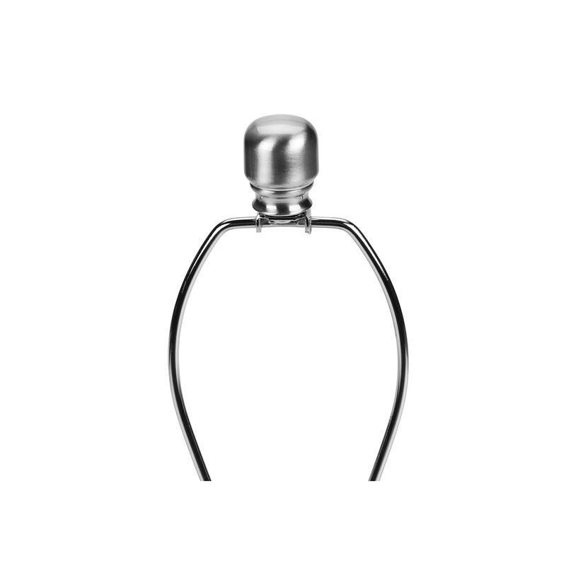 Monarch Specialties I 9727 - Lighting, 25"H, Table Lamp, Cream Resin, Ivory / Cream Shade, Modern