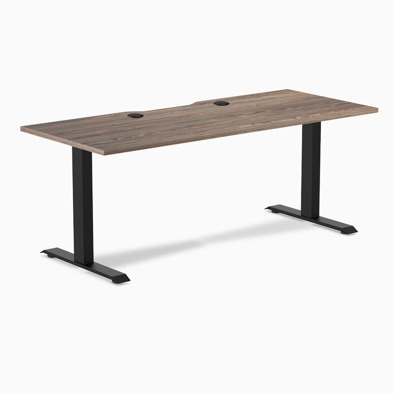 Desky Zero Scalloped Laminate Office Desk image number 0