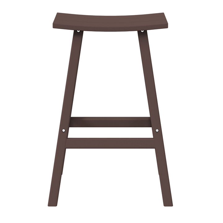 WestinTrends Westintrends 29" height Outdoor / Patio Saddle bar stool