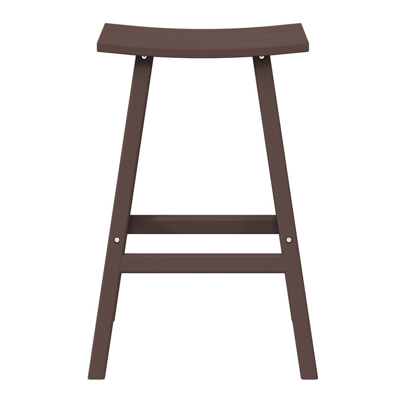 WestinTrends Westintrends 29" height Outdoor / Patio Saddle bar stool image number 0
