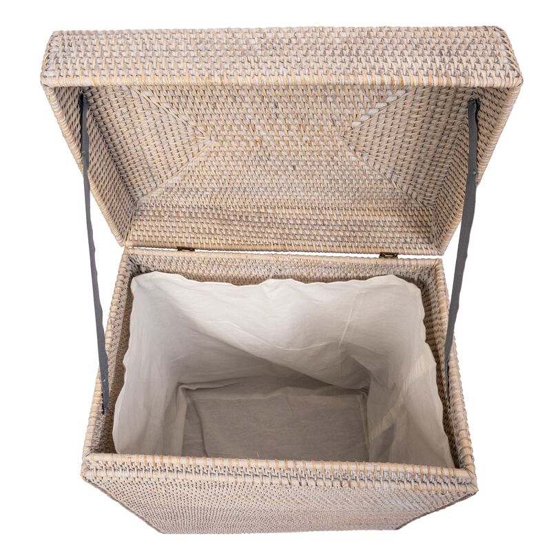 Saboga Home&trade; Rectangular Hamper with Hinged Lid image number 2