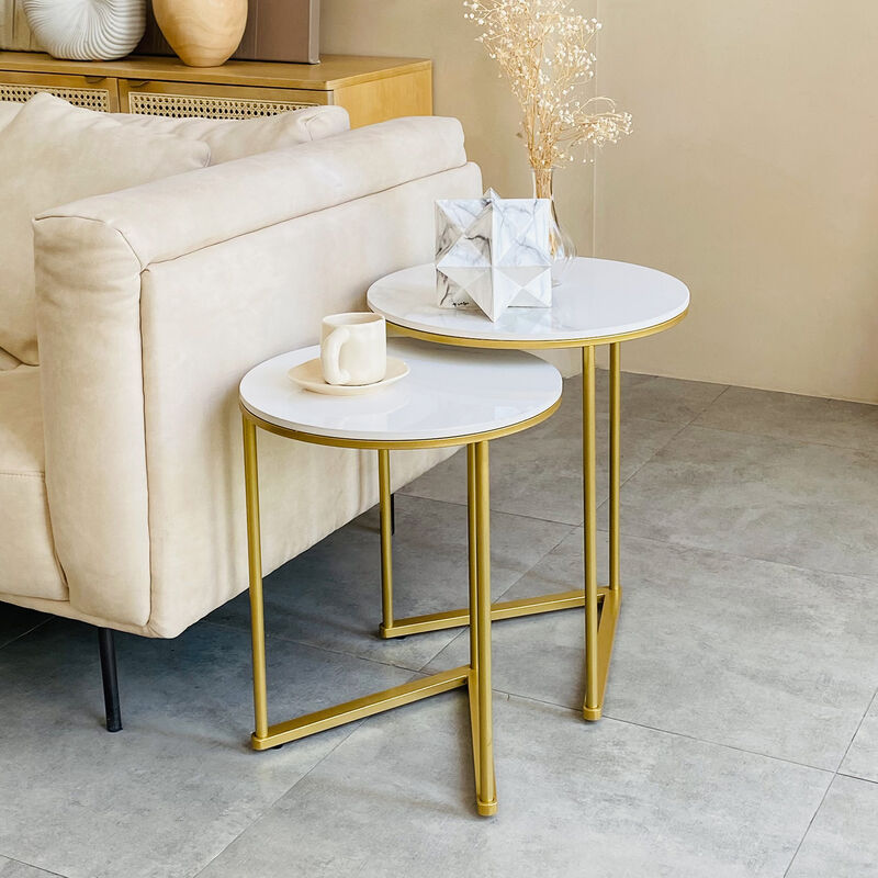 Nesting Side Table Sintered Stone End Table image number 9