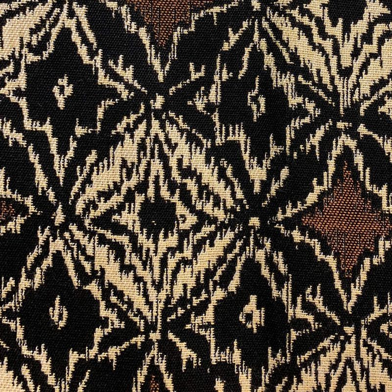 Plutus Brands Daliah Ice Black Chevron Luxury Outdoor/Indoor Throw Pillow image number 2