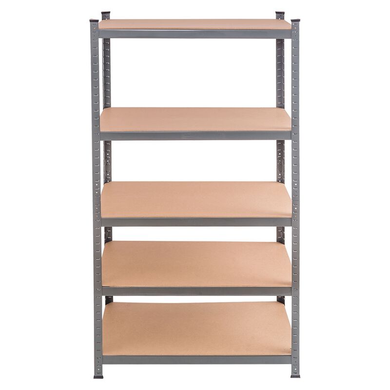 Heavy Duty 5-Tier Steel Storage Shelving Unit &ndash; Adjustable Garage & Warehouse Rack