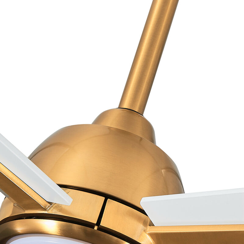 48" Modern Ceiling Fan with Dimmable LED Light, 6-Speed Reversible DC Motor, Remote Control