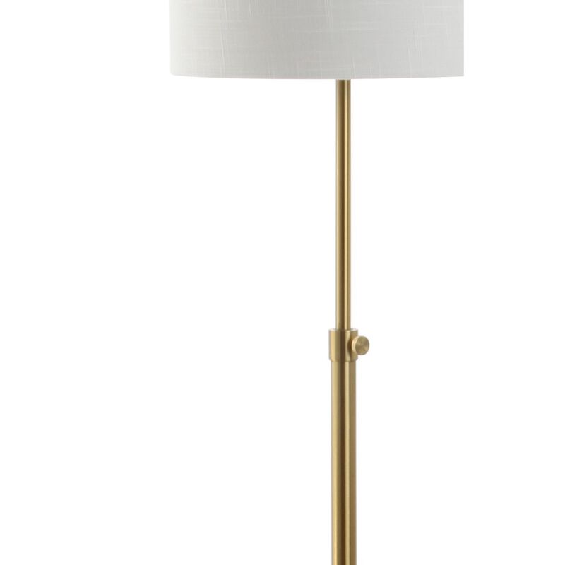 Crosby Adjustable Height Metal LED Floor Lamp