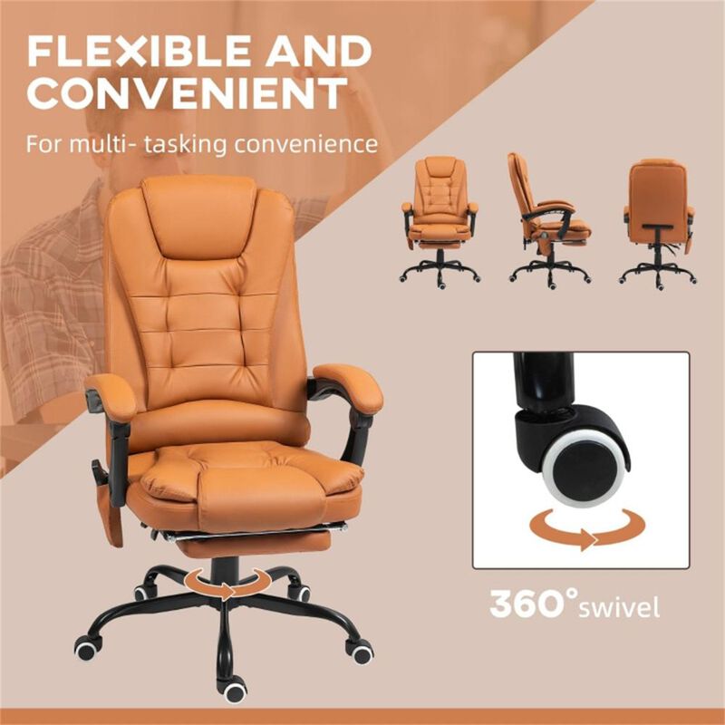 Massage Office Chair &ndash; Ergonomic Adjustable Desk Chair with Support