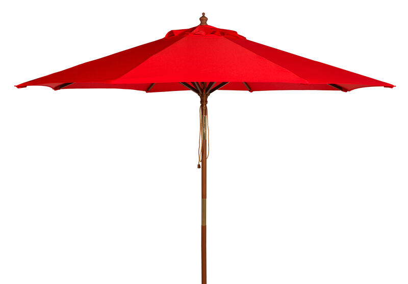 Cannes 9 ft. Wood Crank Umbrella image number 0