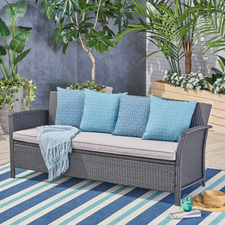 Merax Outdoor Patio 3-Seat Sofa