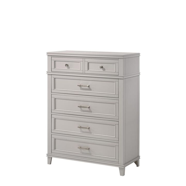 Gray Nova Ii 5 Drawer Chest