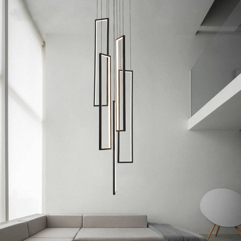 5-Light High-Ceiling Dimmable Cluster Pendant image number 9