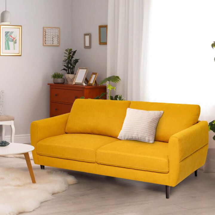 72" Small Fabric Loveseat Sofa Couch