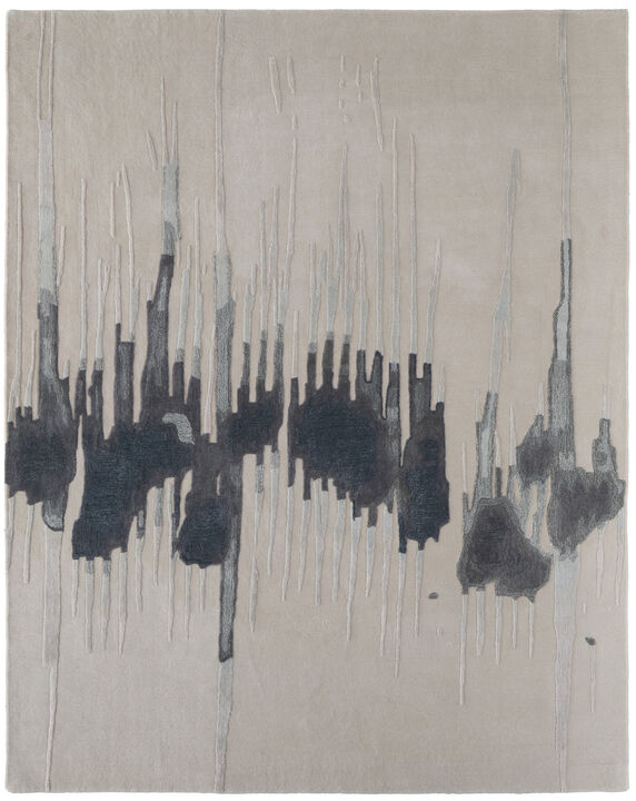 HomeRoots Abstract Hand Tufted Area Rug