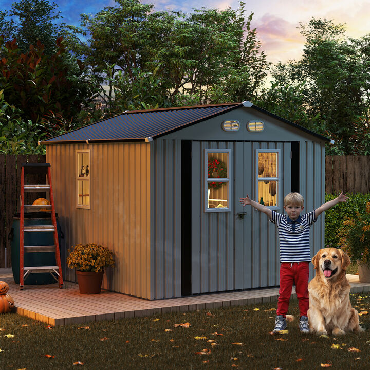 Outdoor Storage Shed, 8x8  protective film