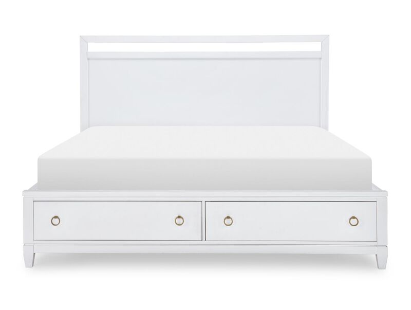 Summerland Cal King Panel Bed w/ Storage