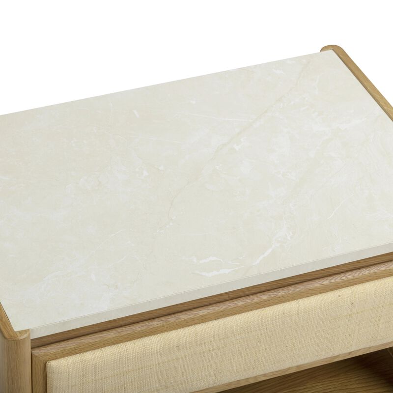 Paige Natural Oak 2-Drawer Nightstand image number 7
