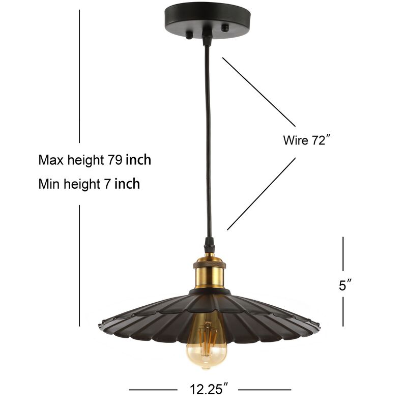 Lotus Adjustable Metal LED Pendant