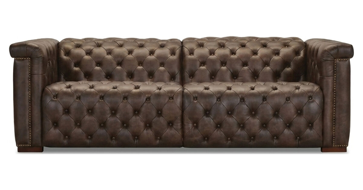 Savion Deux Sofa with Power Recliners and Power Headrests