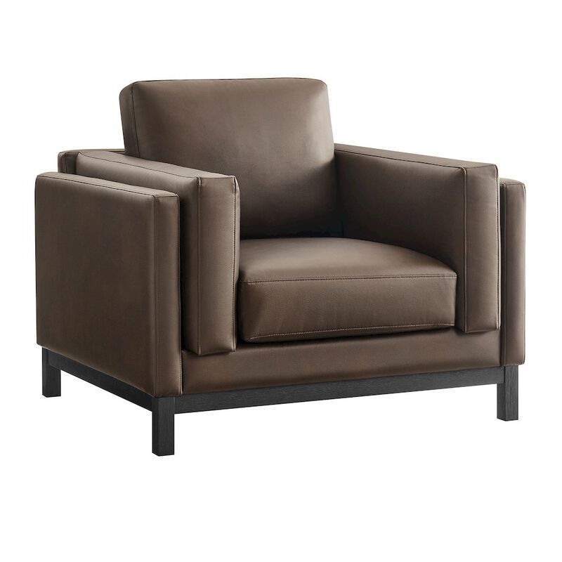 Roscoe Vegan Leather Armchair image number 0