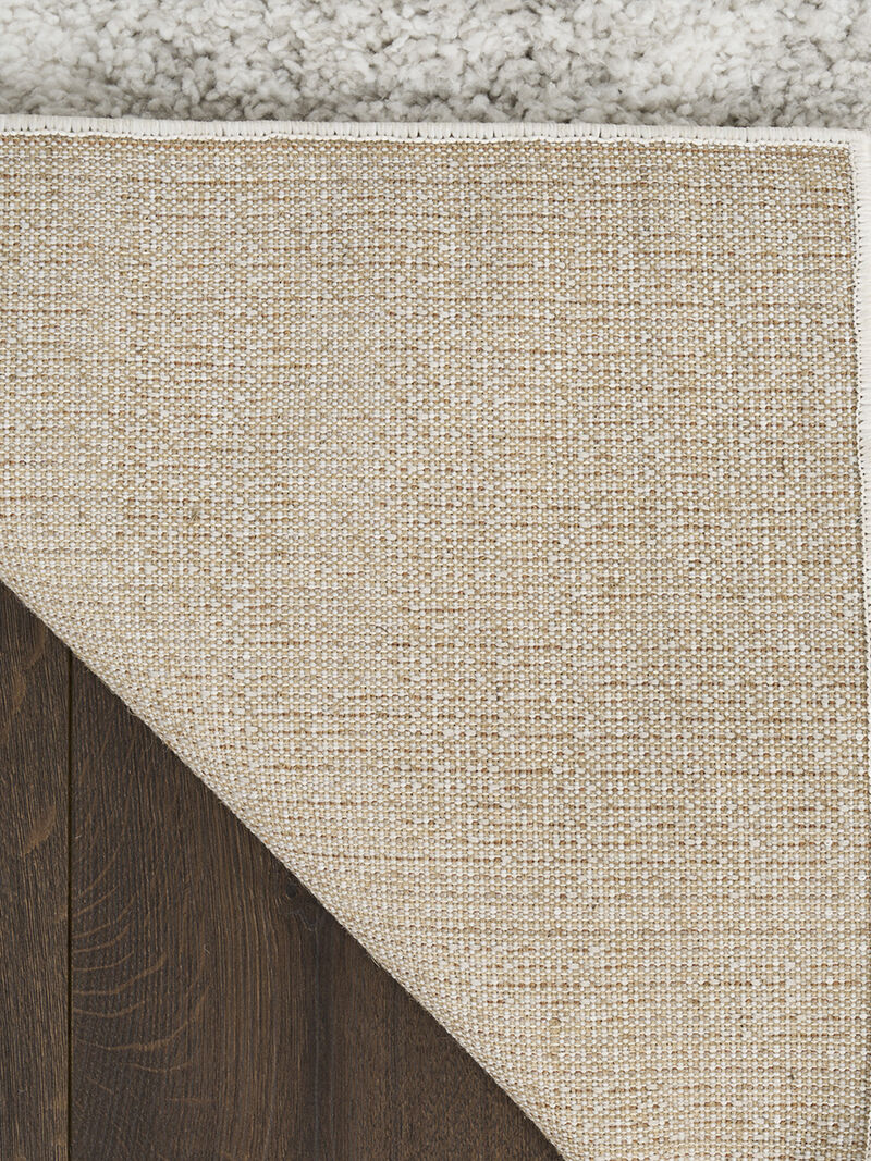 Modern Shag MMD04 Ivory/Gray 5'3" x 7' Rug