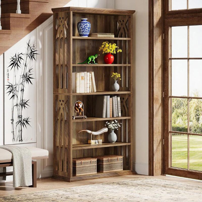 Multi-Purpose Storage Cabinet with Open and Closed Shelves
