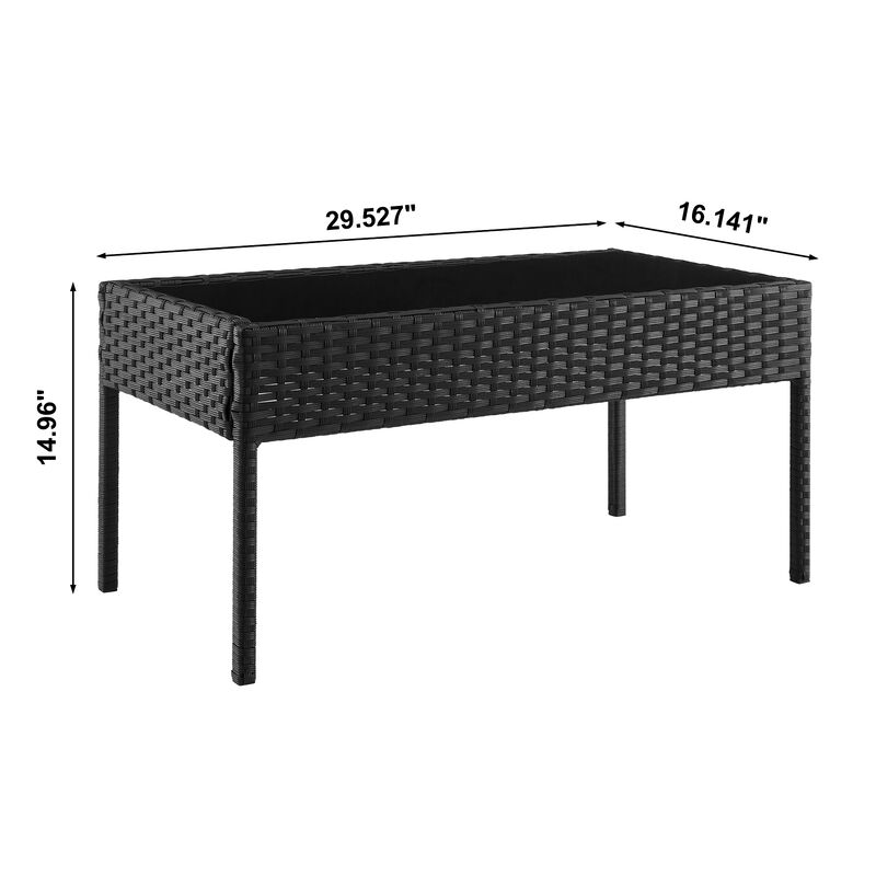 Noli Cream 4-Piece Patio Set