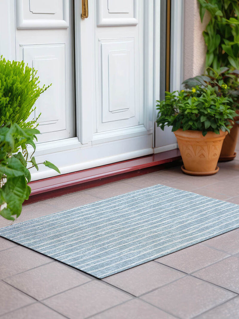 Laidley LA1 Sky Blue 20" x 30" Rug