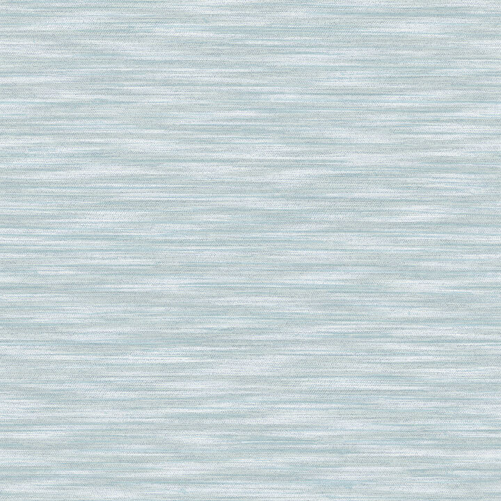 Benson Light Blue Faux Fabric Wallpaper