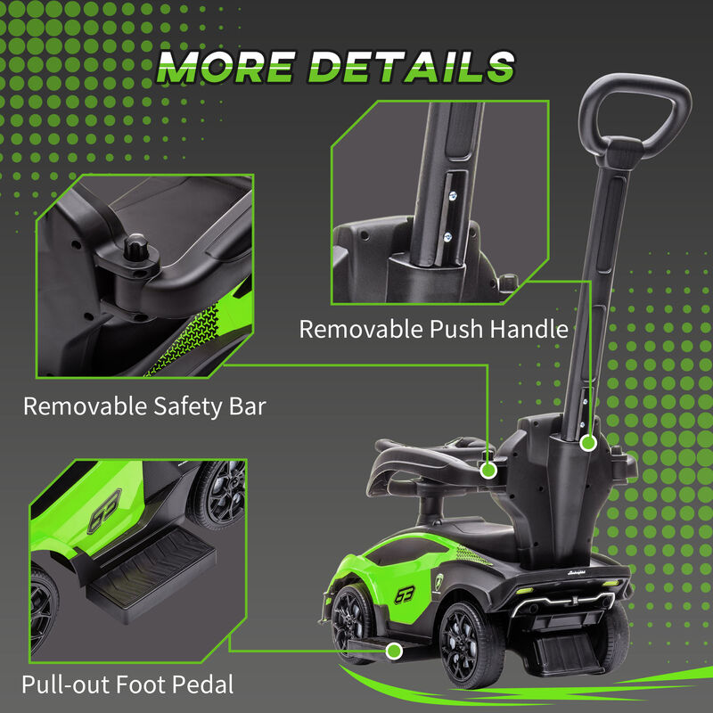 BreeBe Toddler Push Car, Lamborghini Stroller Walking Car image number 7