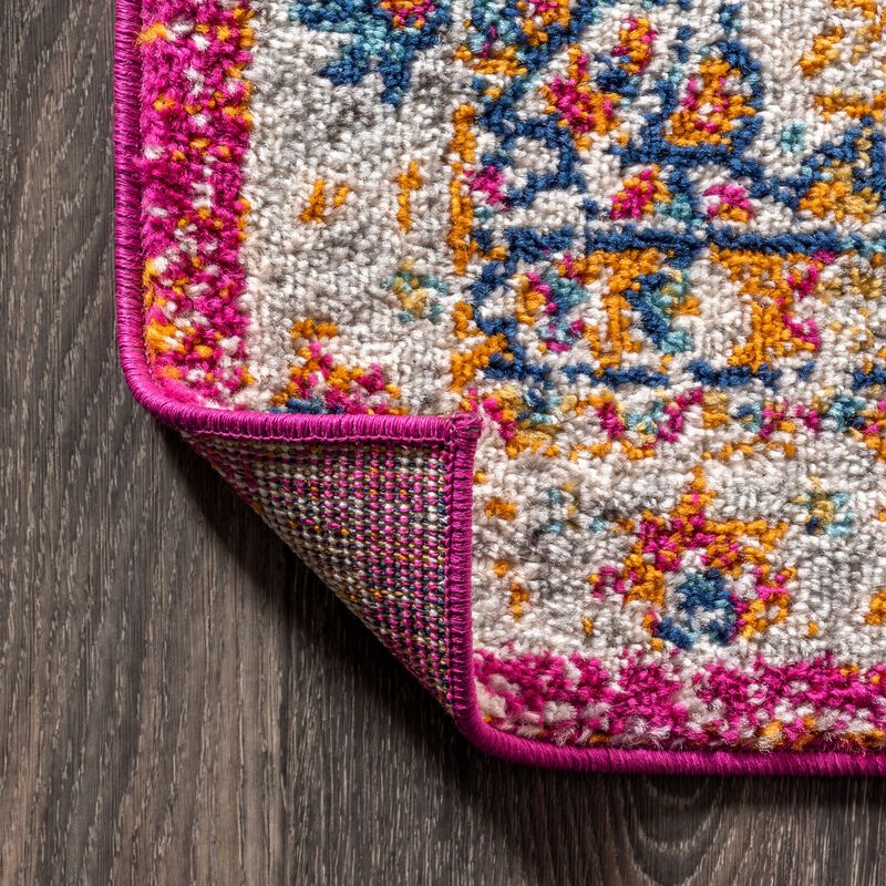 Leann Bohemian Flair Boho Vintage Medallion Area Rug