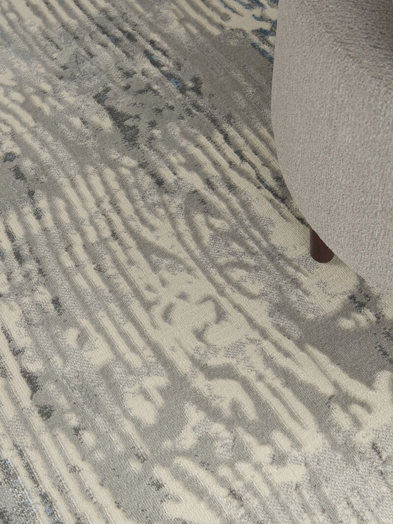 Solace SLA01 Ivory/Gray/Blue 8' x 10' Rug