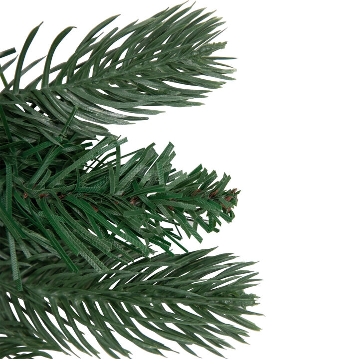 32" Mixed Pine Artificial Christmas Teardrop Swag - Unlit