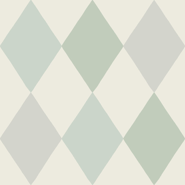 Kalas Light Blue Diamond Wallpaper