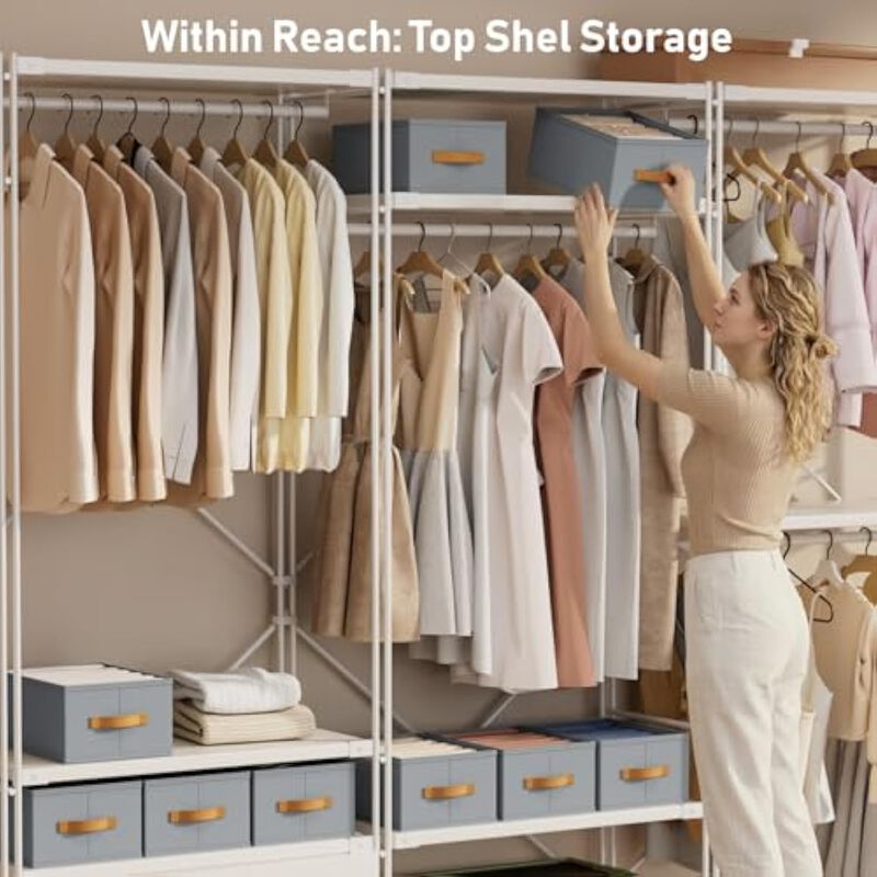2 Pack Purse Organizer For Closet, Heavy-Duty Hanging Purse Hanger Closet Holds image number 3
