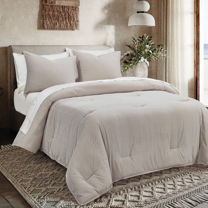 Estelle Taupe King Comforter Set